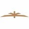 Ekena Millwork Davenport Timber Gable Bracket, Western Red Cedar, 108"W x 22"H x 5 1/2"D x 5 1/2"F, 5/12 Pitch GBW108X22X0606DAV00SWR - alternate 1
